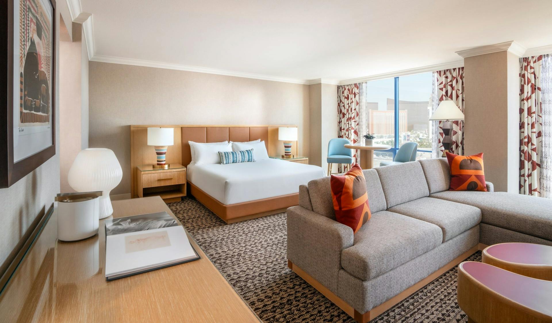 Newly Renovated Suite-Sized King Room at Rio Hotel & Casino Las Vegas