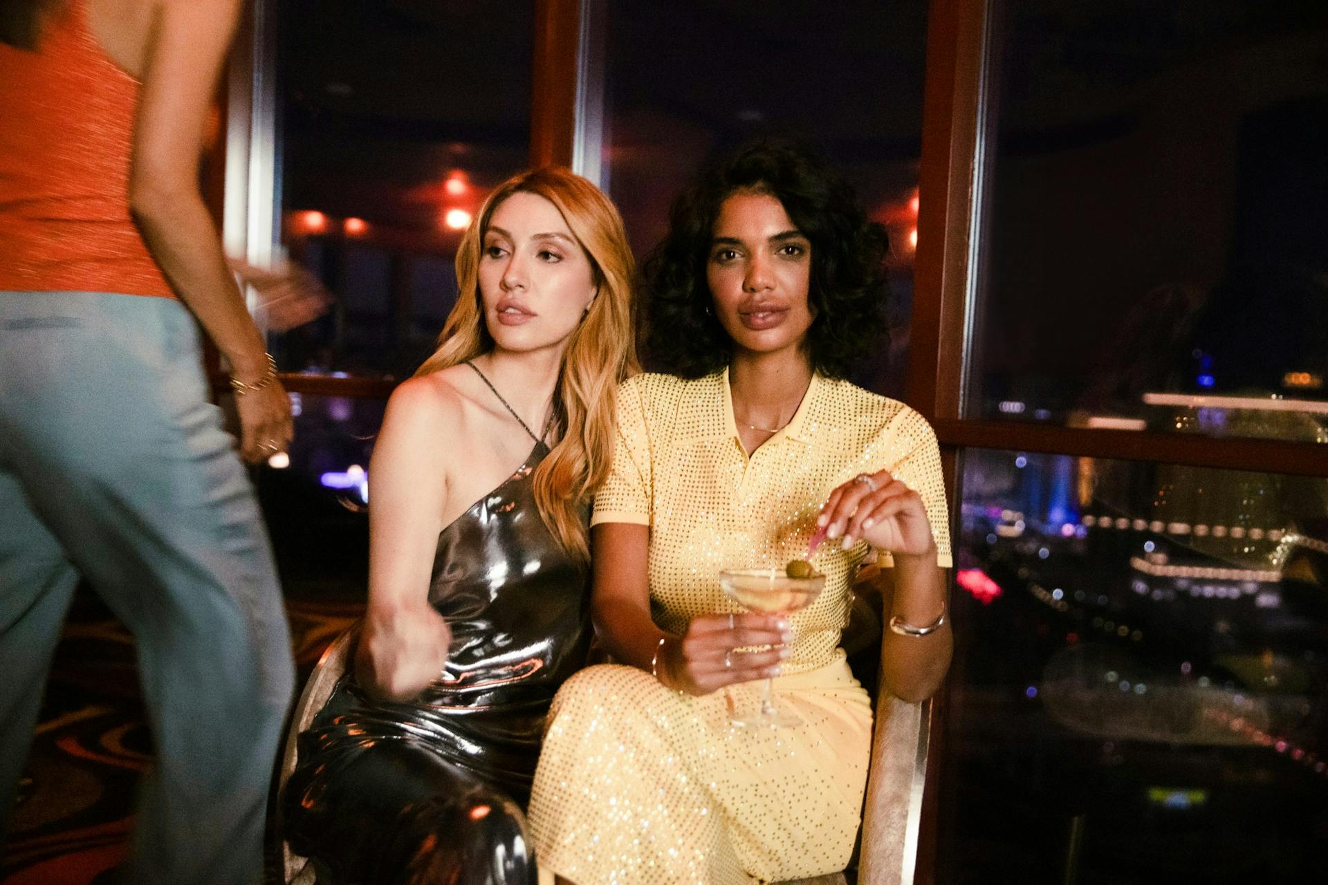 two women enjoying cocktails at VooDoo Steak Lounge at Rio Las Vegas