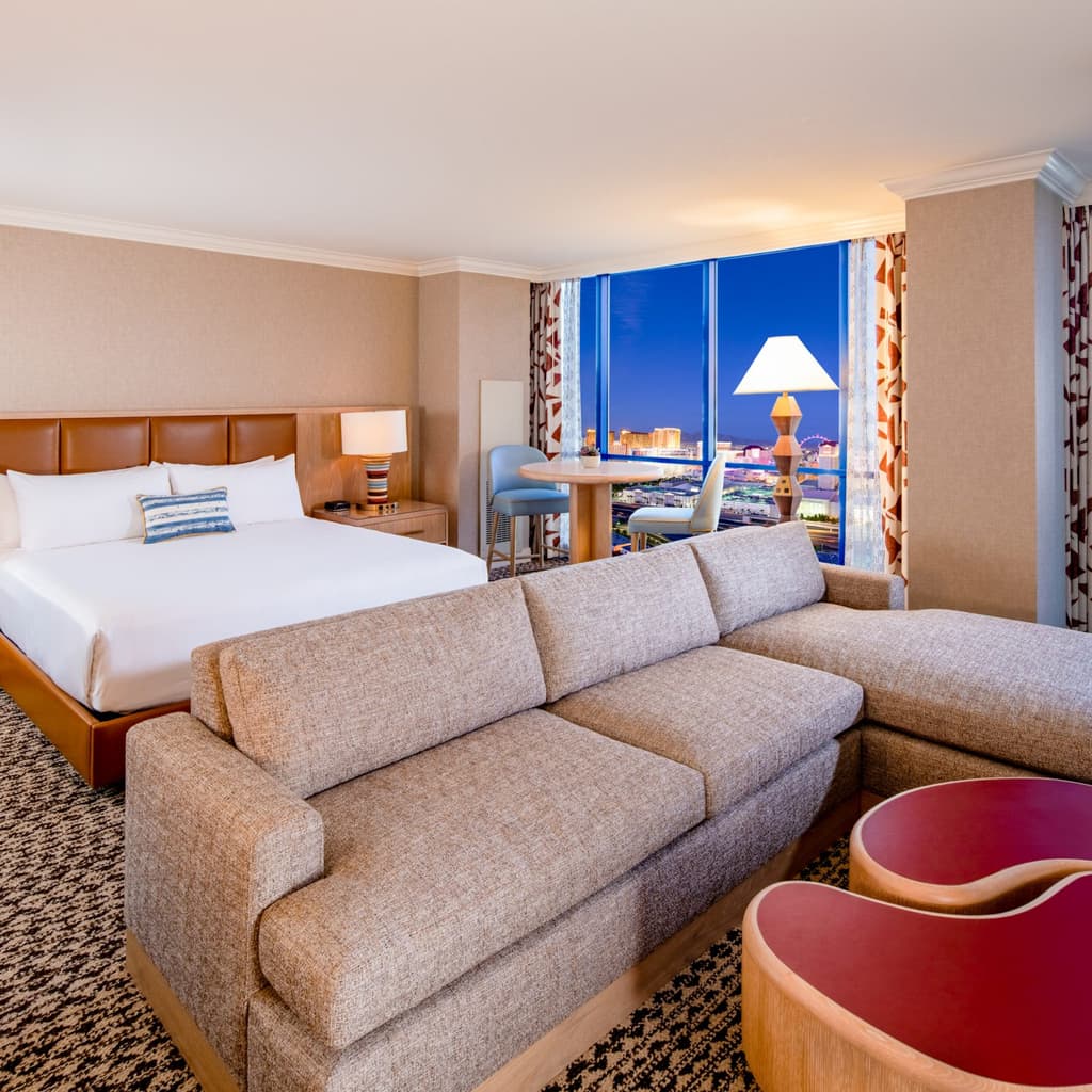 Renovated Deluxe King Room at Rio Hotel & Casino Las Vegas