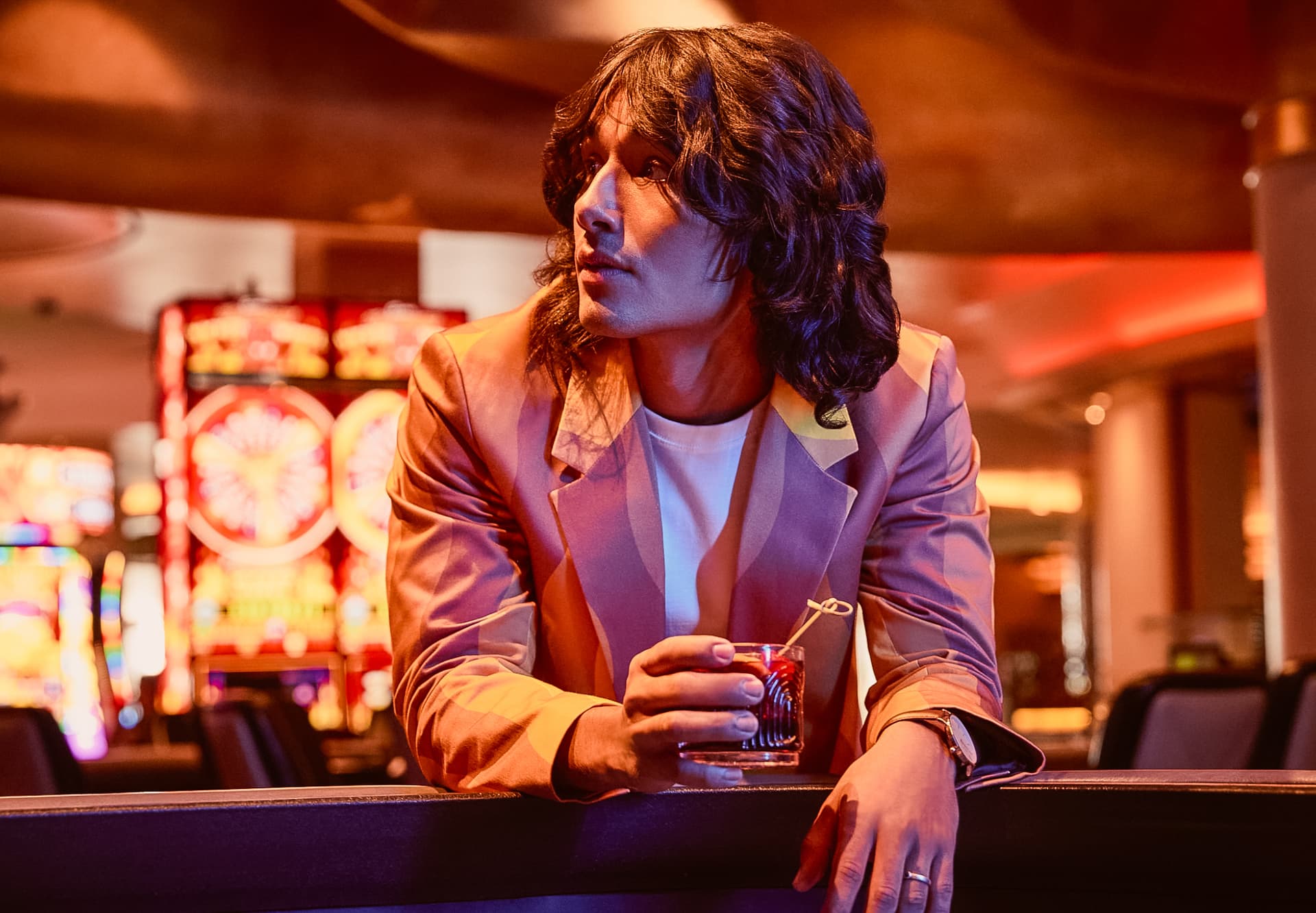 man playing table games at Rio Las Vegas