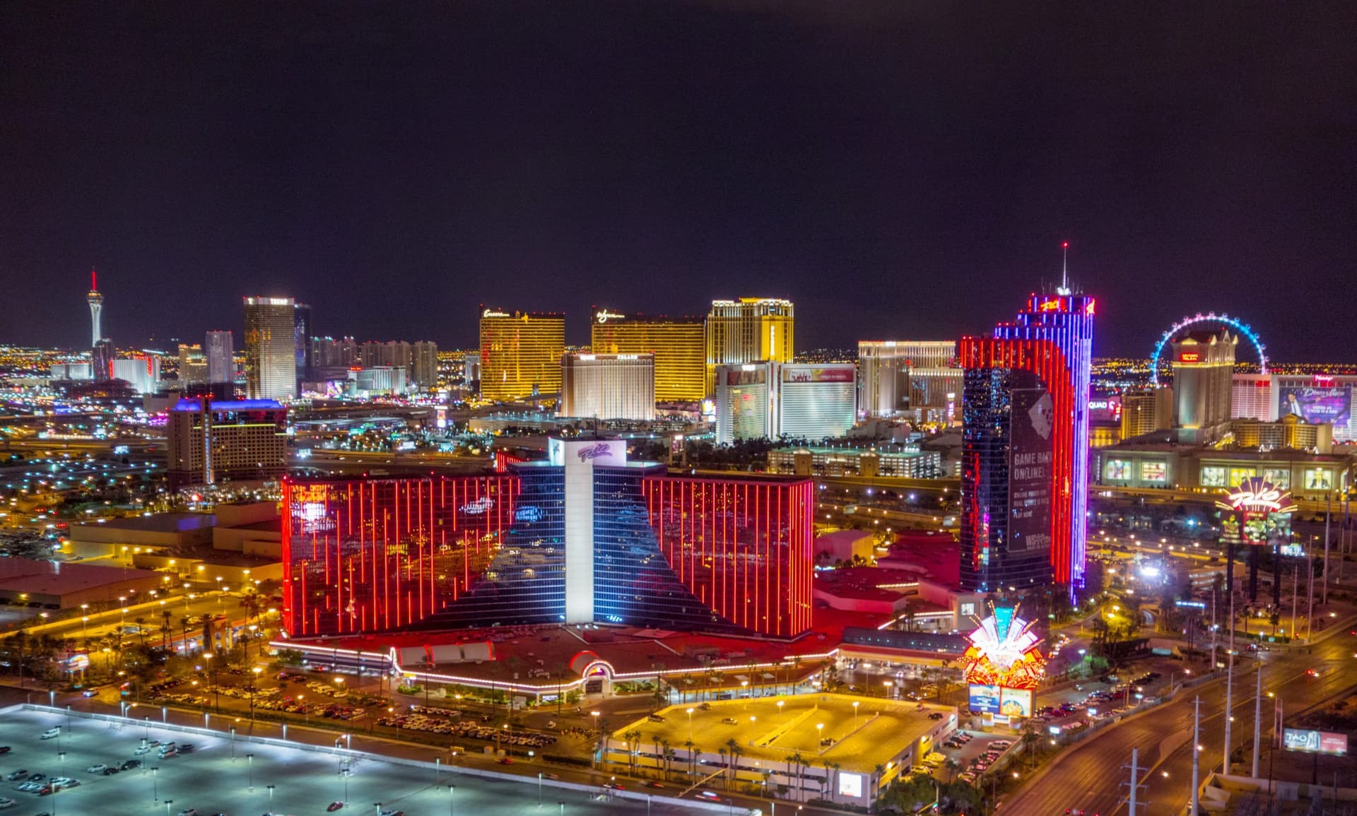 Rio Las Vegas Hotel and Casino close to the Las Vegas Strip
