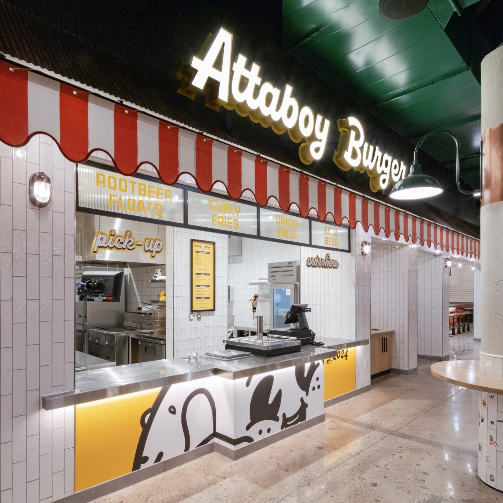 Attaboy Burger inside Canteen Food Hall inside Rio Hotel