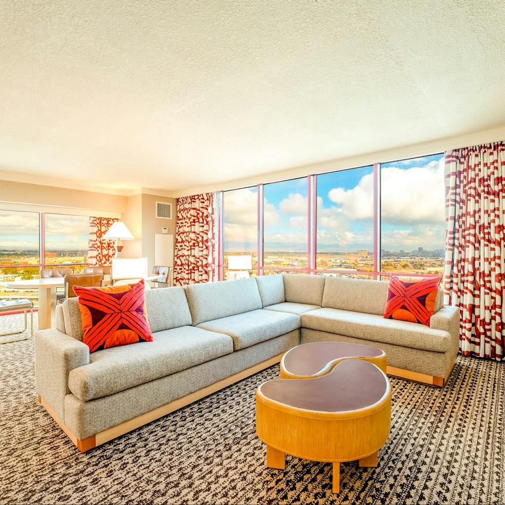 Remodeled Suite Living Area at Rio Las Vegas