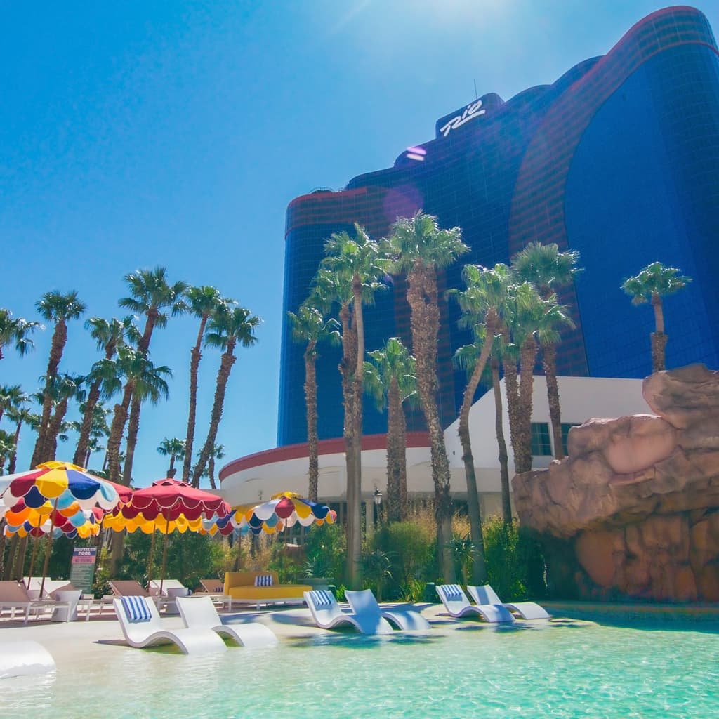 Newly Remodeled Pool at Rio Hotel & Casino Las Vegas
