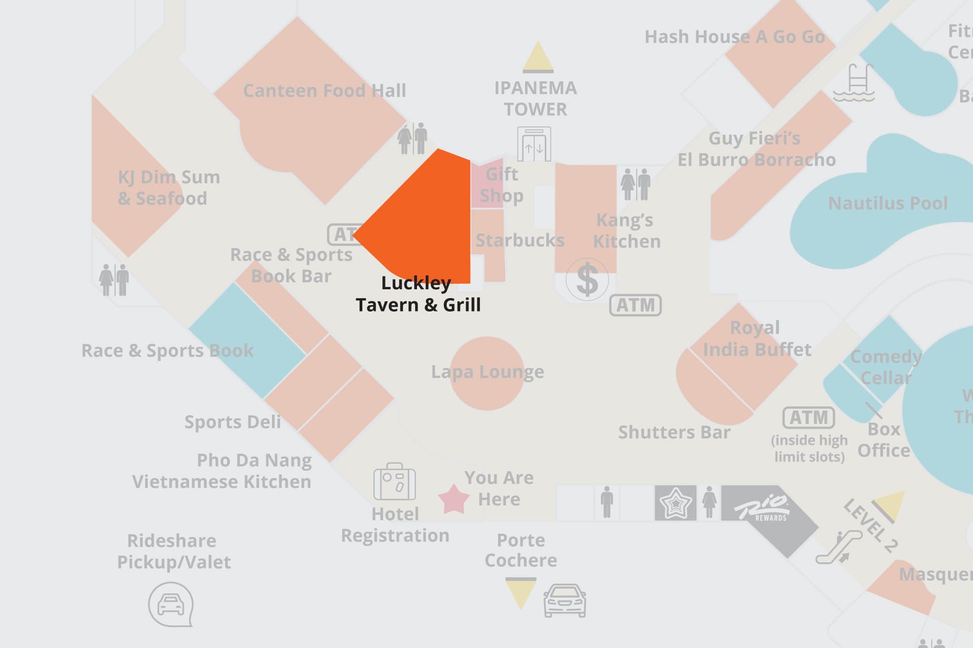 Luckley Tavern & Grill Map Location