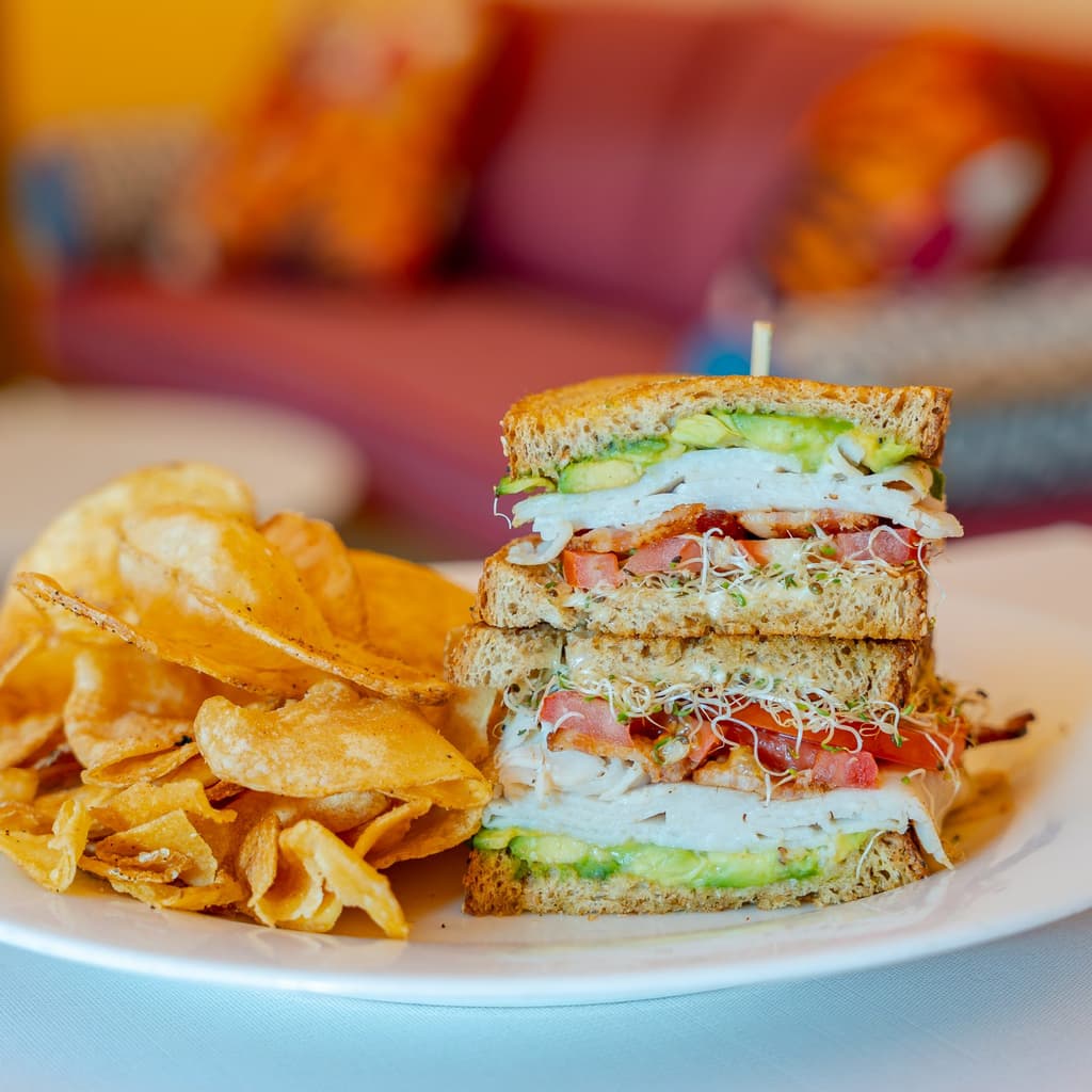 Turkey Bacon Avocado Sandwich at Newly Remodeled Rio Pool