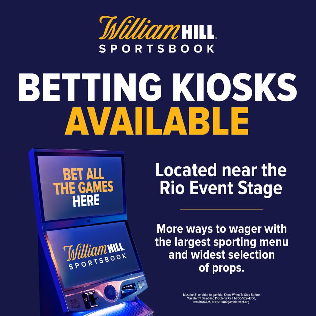 William Hill Kiosks Available On-Site