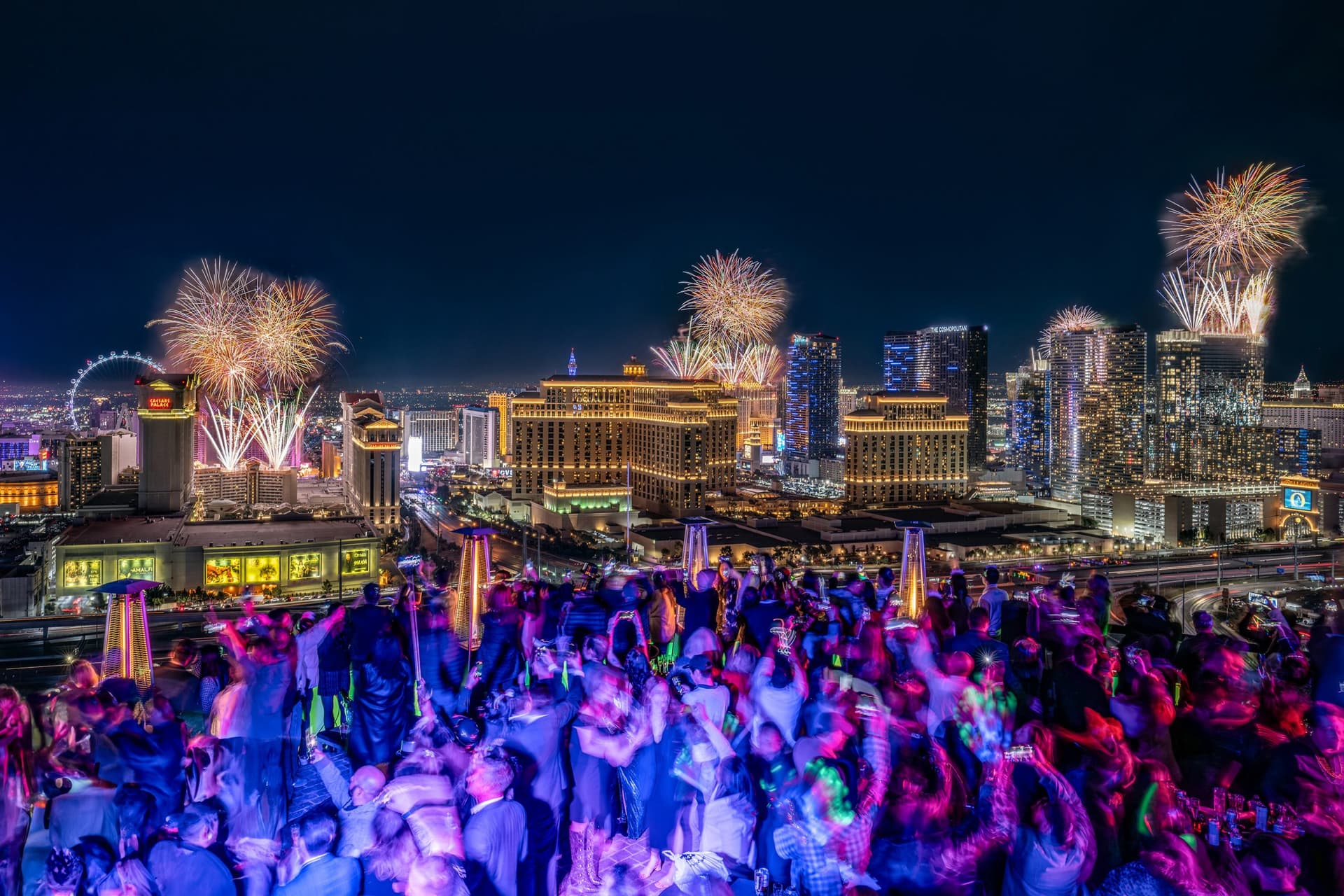 Las Vegas Fireworks Viewing Party at VooDoo Lounge Rooftop Event