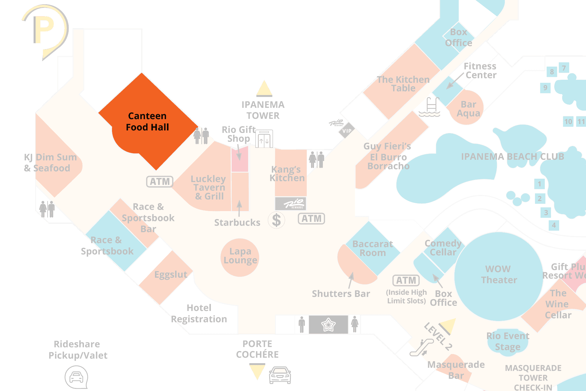 Canteen Food Hall at Rio Las Vegas