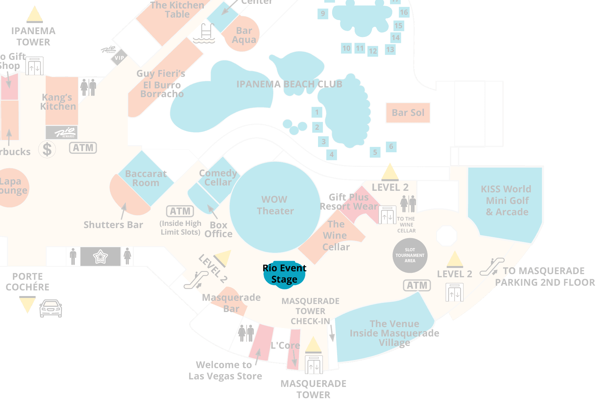 Rio Event Stage at Rio Las Vegas
