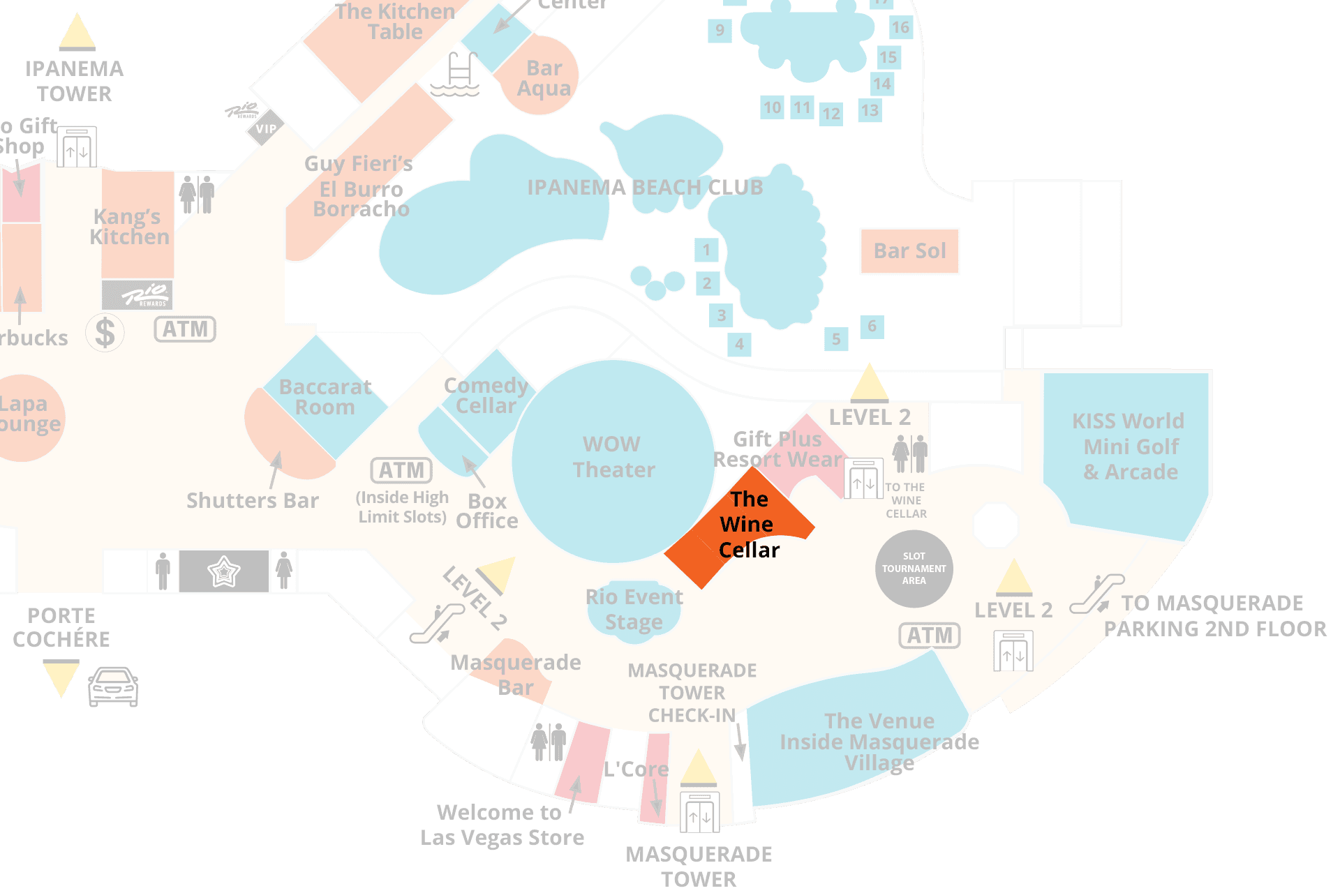 The Wine Cellar at Rio Las Vegas