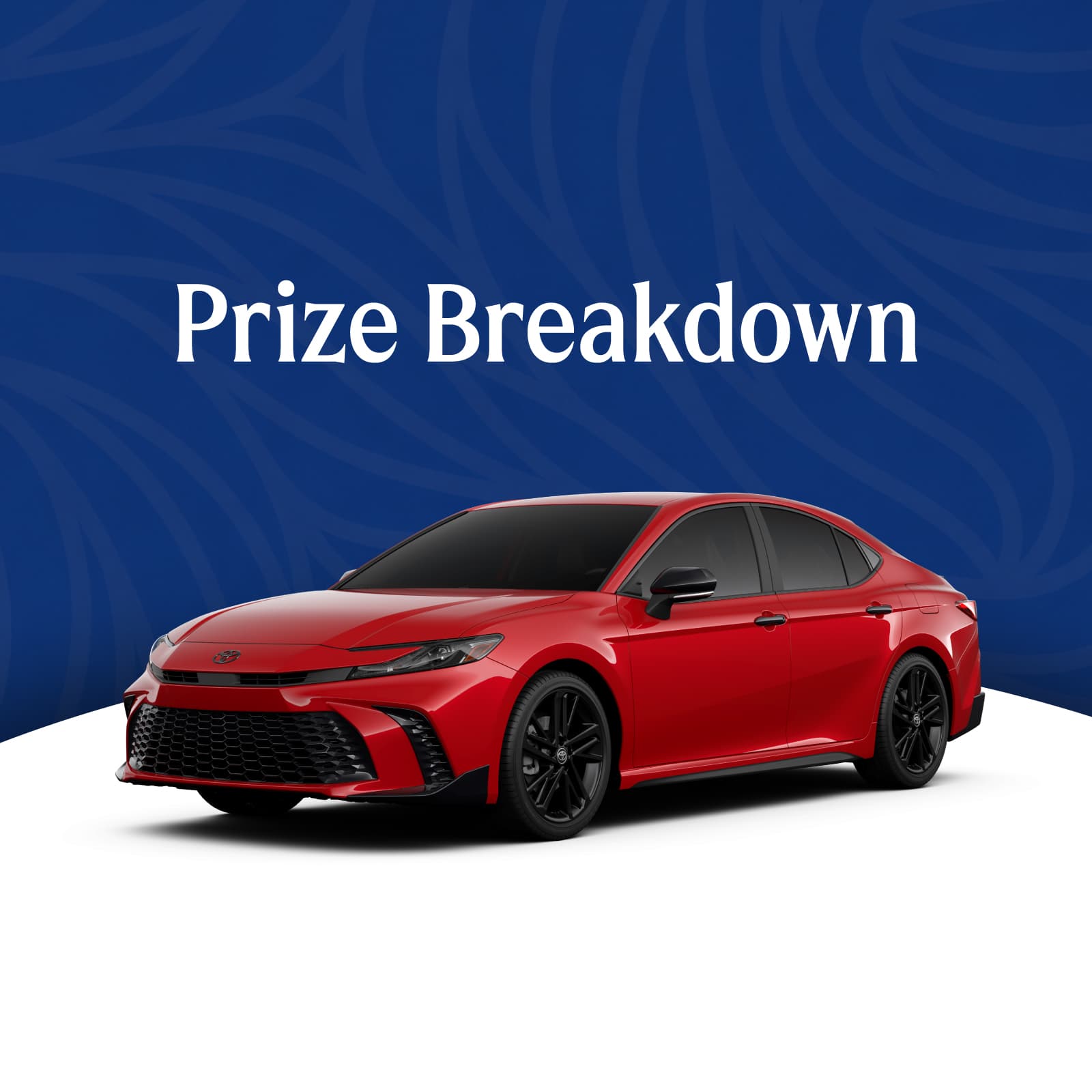 A red Toyota Camry