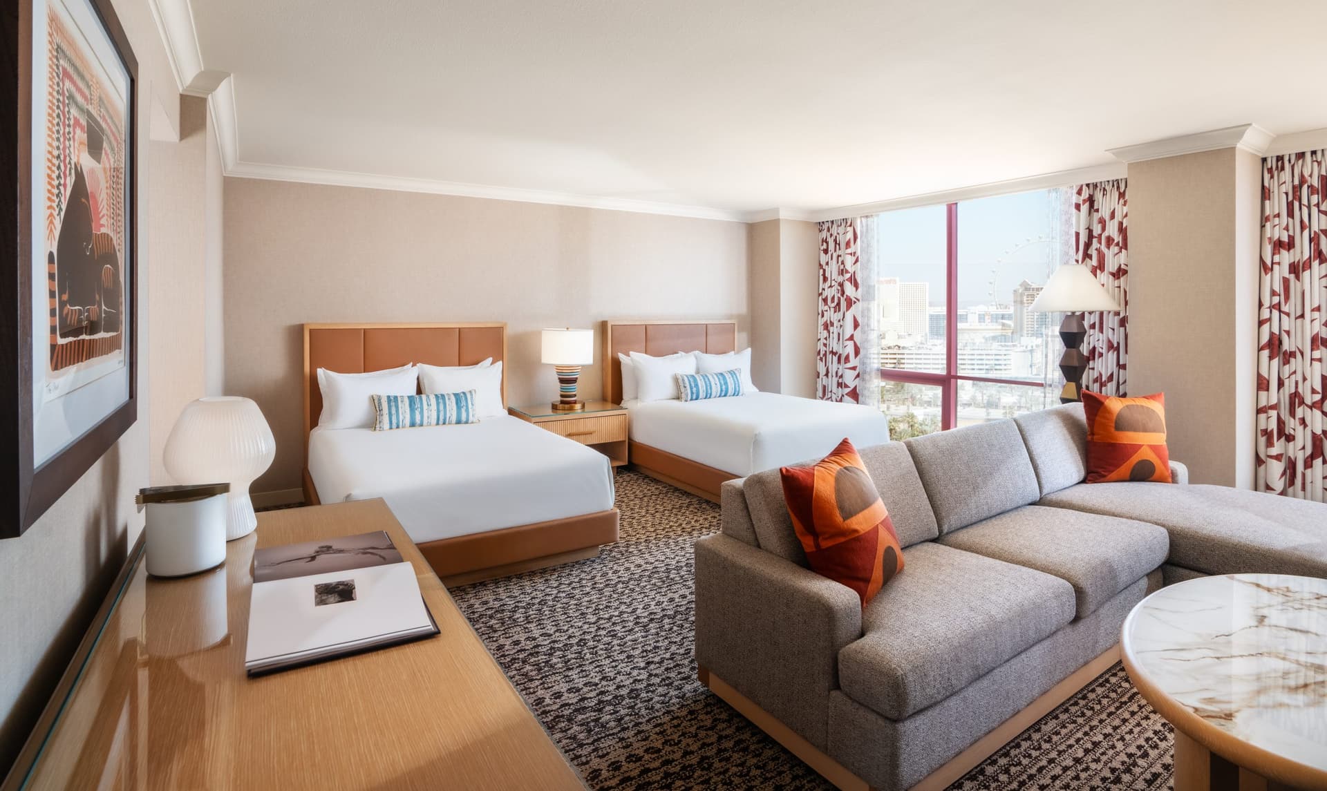 Deluxe Double Queen Renovated Room at Rio Hotel & Casino Las Vegas