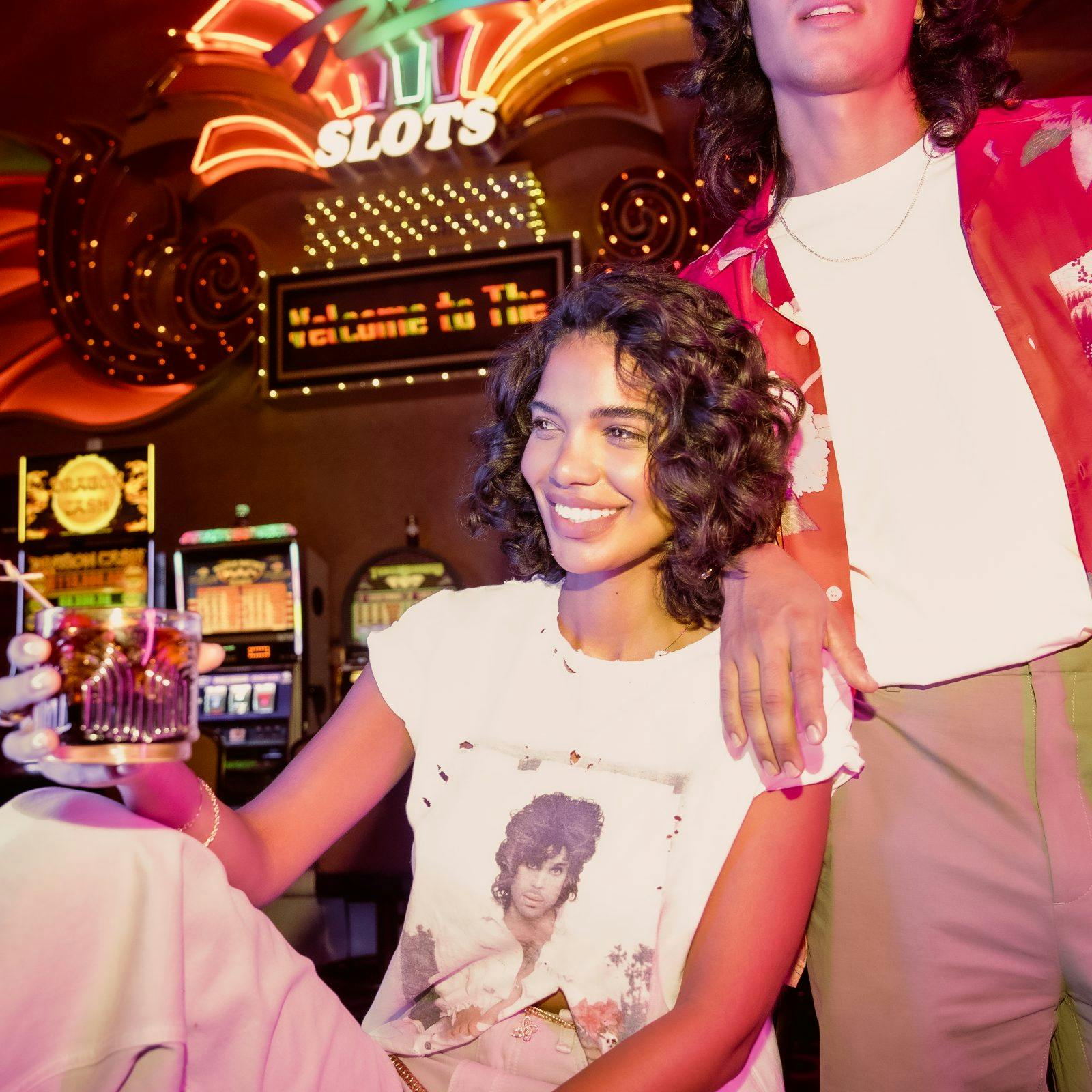 woman and man playing casino games at Rio Las Vegas