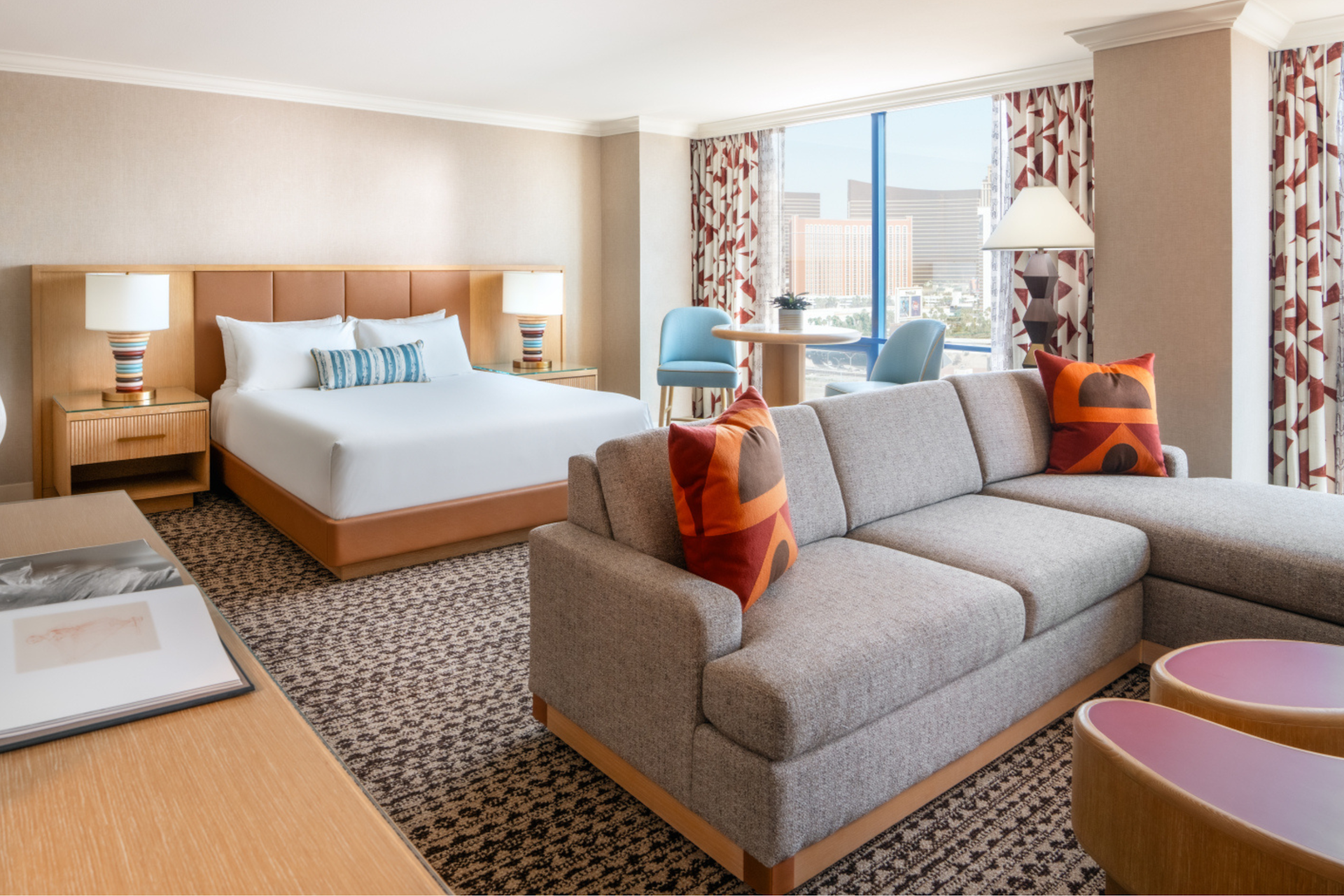 New Renovated Deluxe King Bed Room at Rio Hotel & Casino Las Vegas