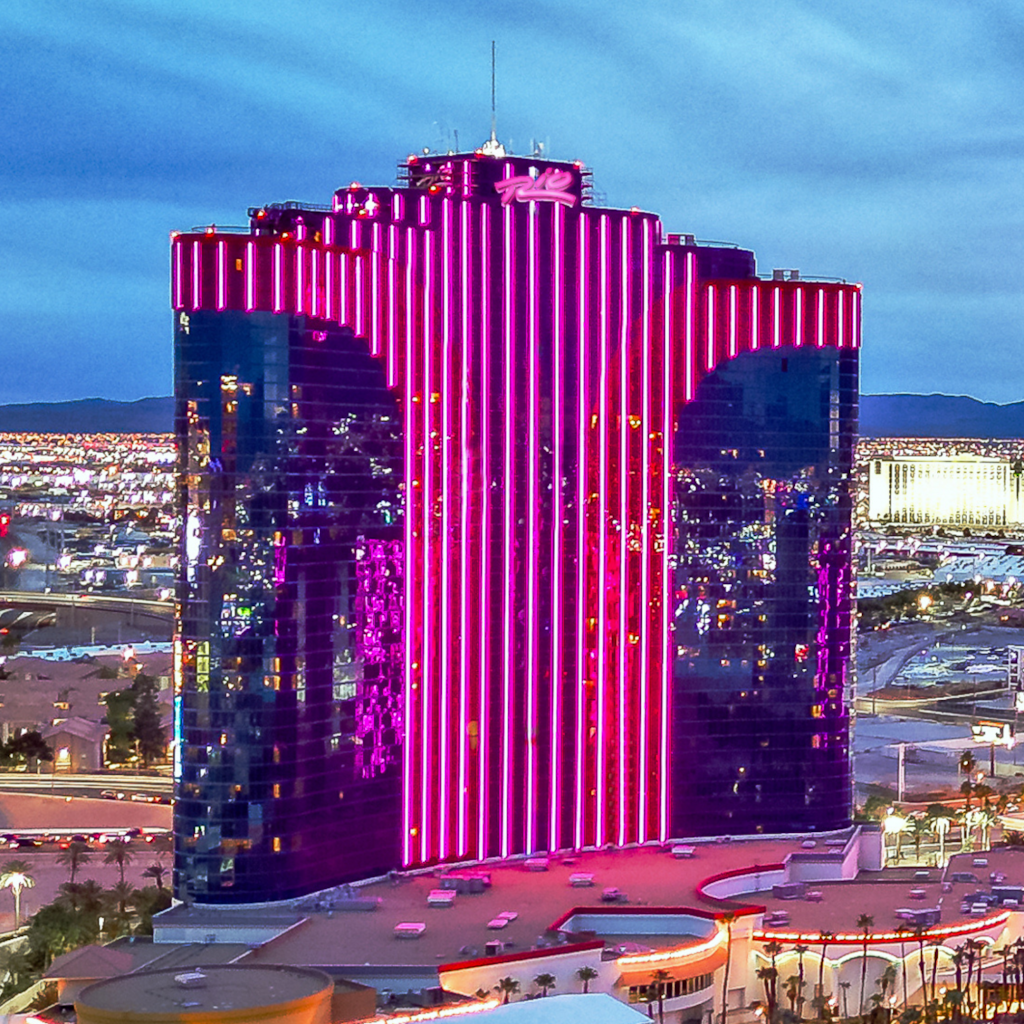 Las Vegas skyline is getting a LED makeover with the new Rio LED light show