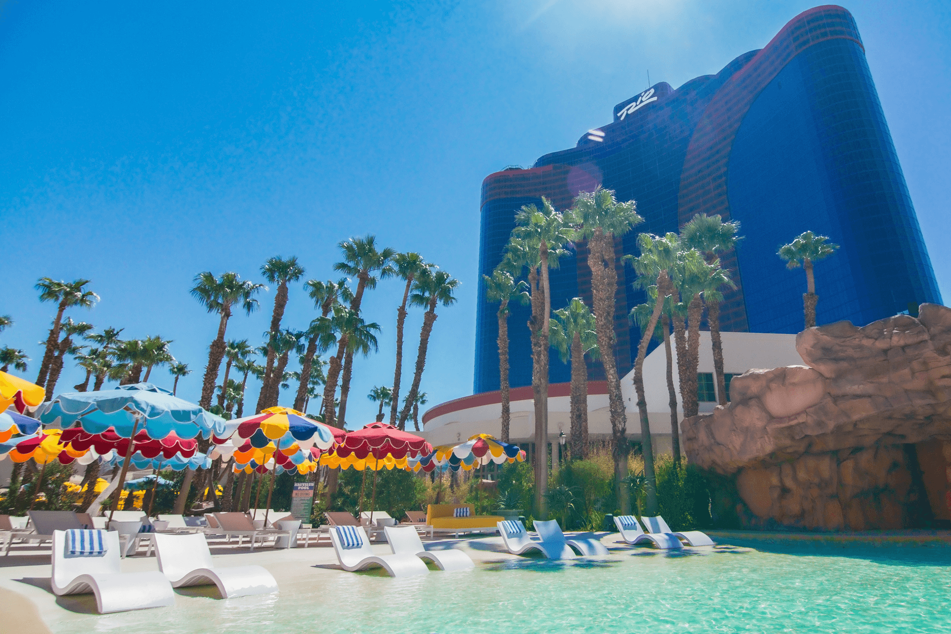 Newly Remodeled Pool at Rio Las Vegas