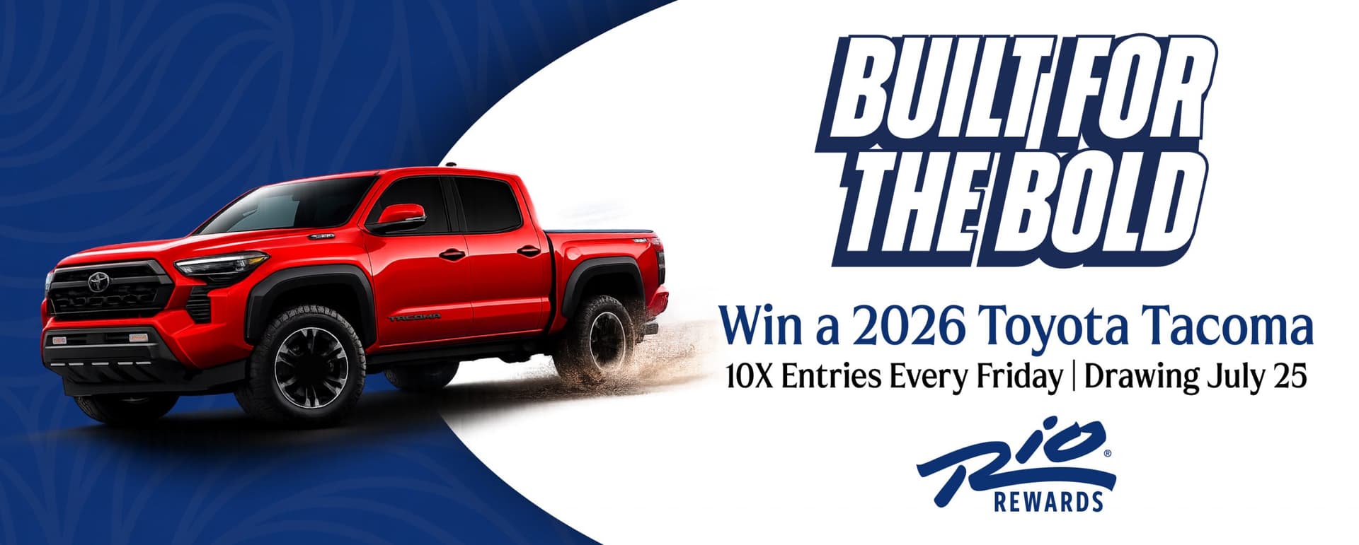 Built for the Bold Tacoma Giveaway